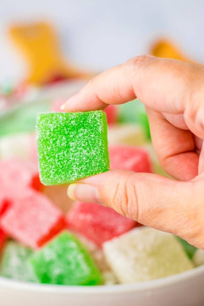 Spiced Gumdrops in hand