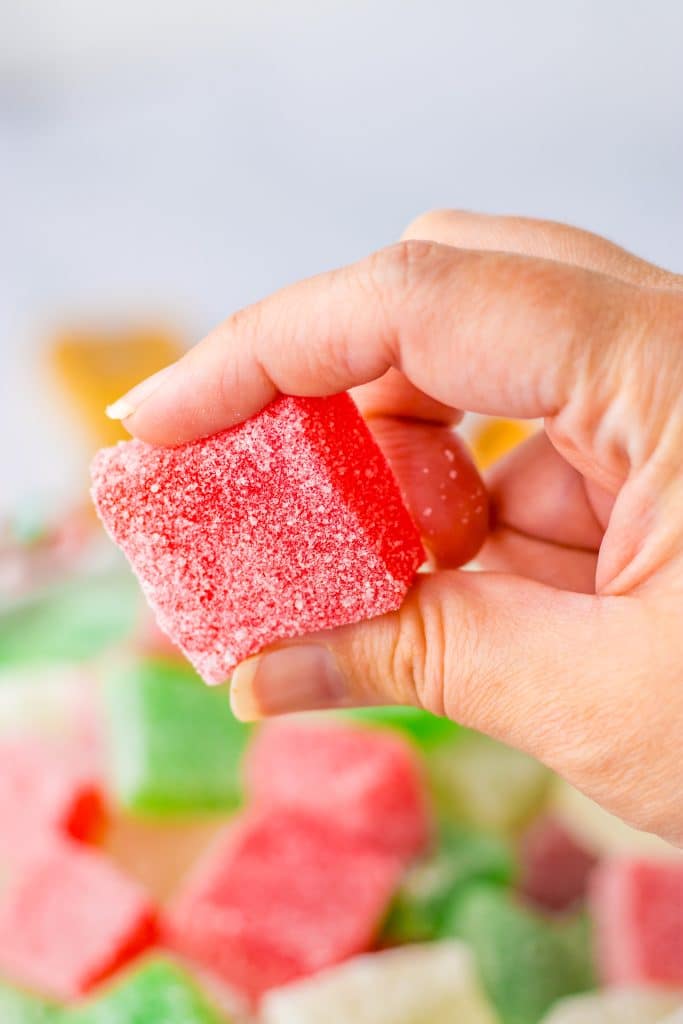 Spiced Gumdrops in hand