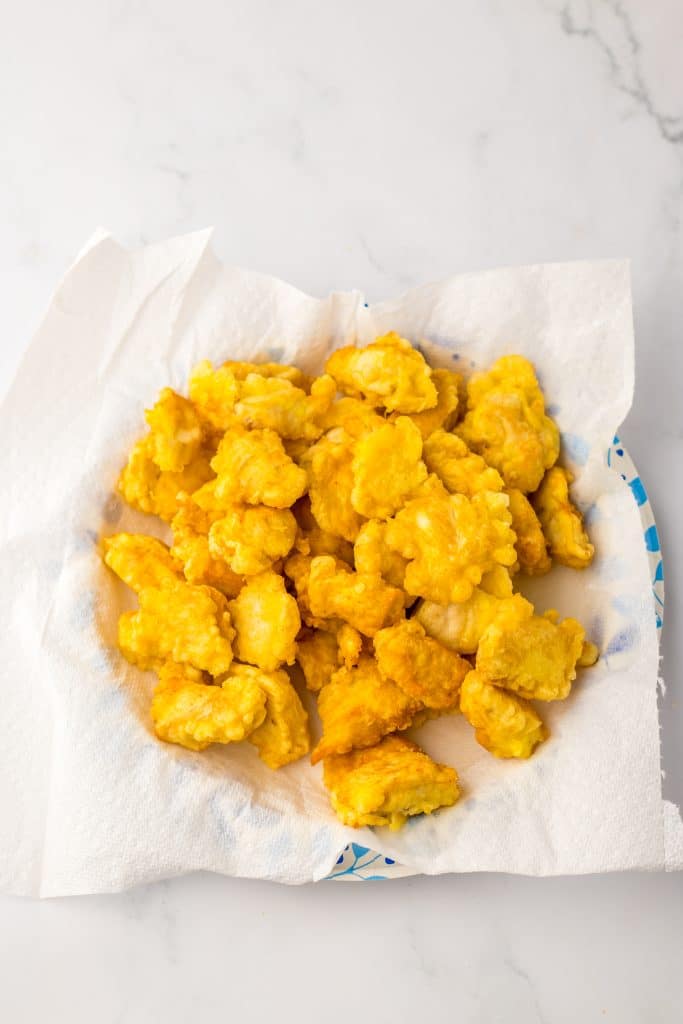 Best Ever Orange Chicken fried