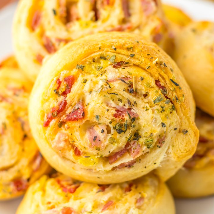 Italian Sub Pinwheels close up