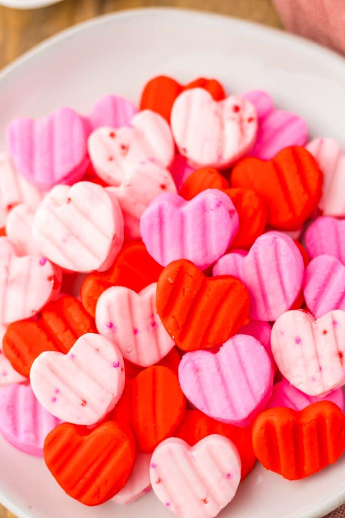 Strawberries and Cream Candies closeup