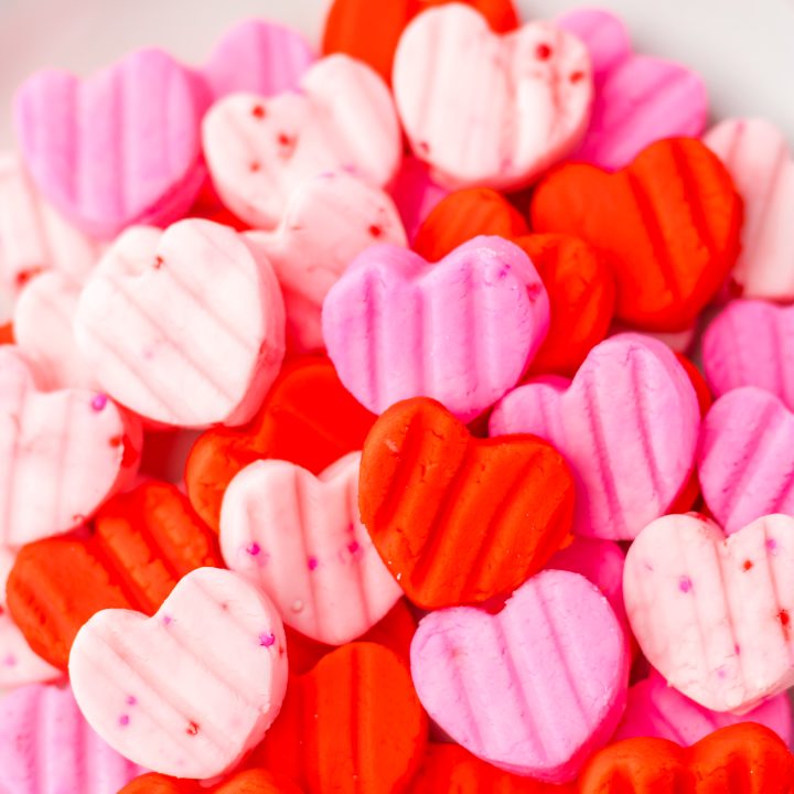 Strawberries and Cream Candies closeup