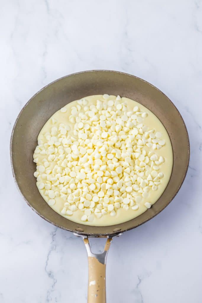 Valentine's Gumdrop Fudge melting