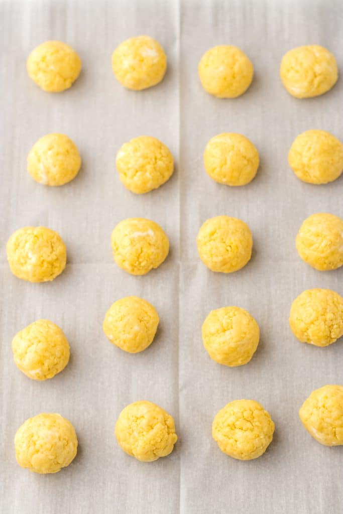 Bunny Butt Lemon Truffles rolled