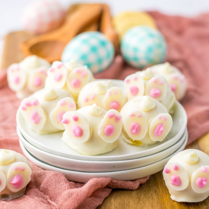 Bunny Butt Lemon Truffles plated