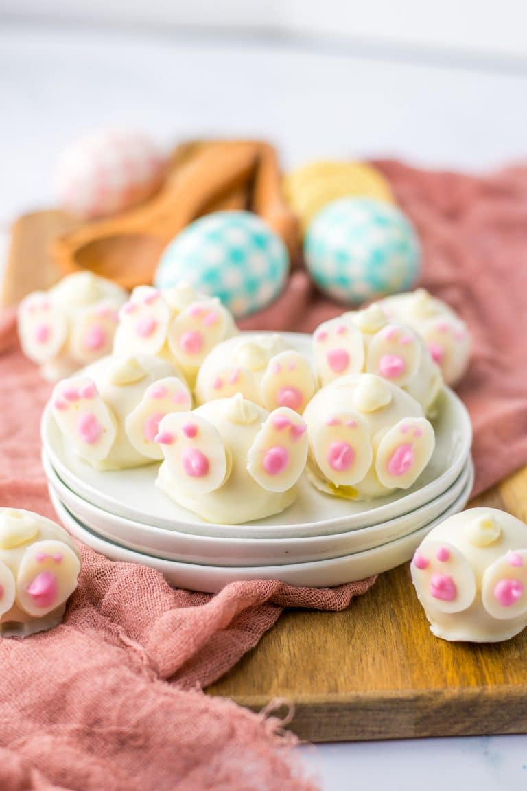 Bunny Butt Lemon Truffles plated