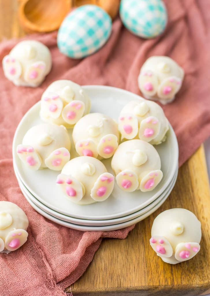 Bunny Butt Lemon Truffles plated