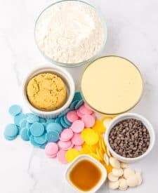 Cookie Dough Egg Truffles ingredients