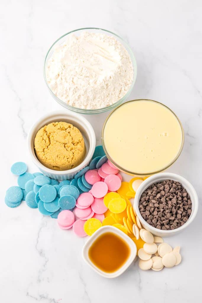 Cookie Dough Egg Truffles ingredients