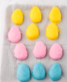 Cookie Dough Egg Truffles dipped