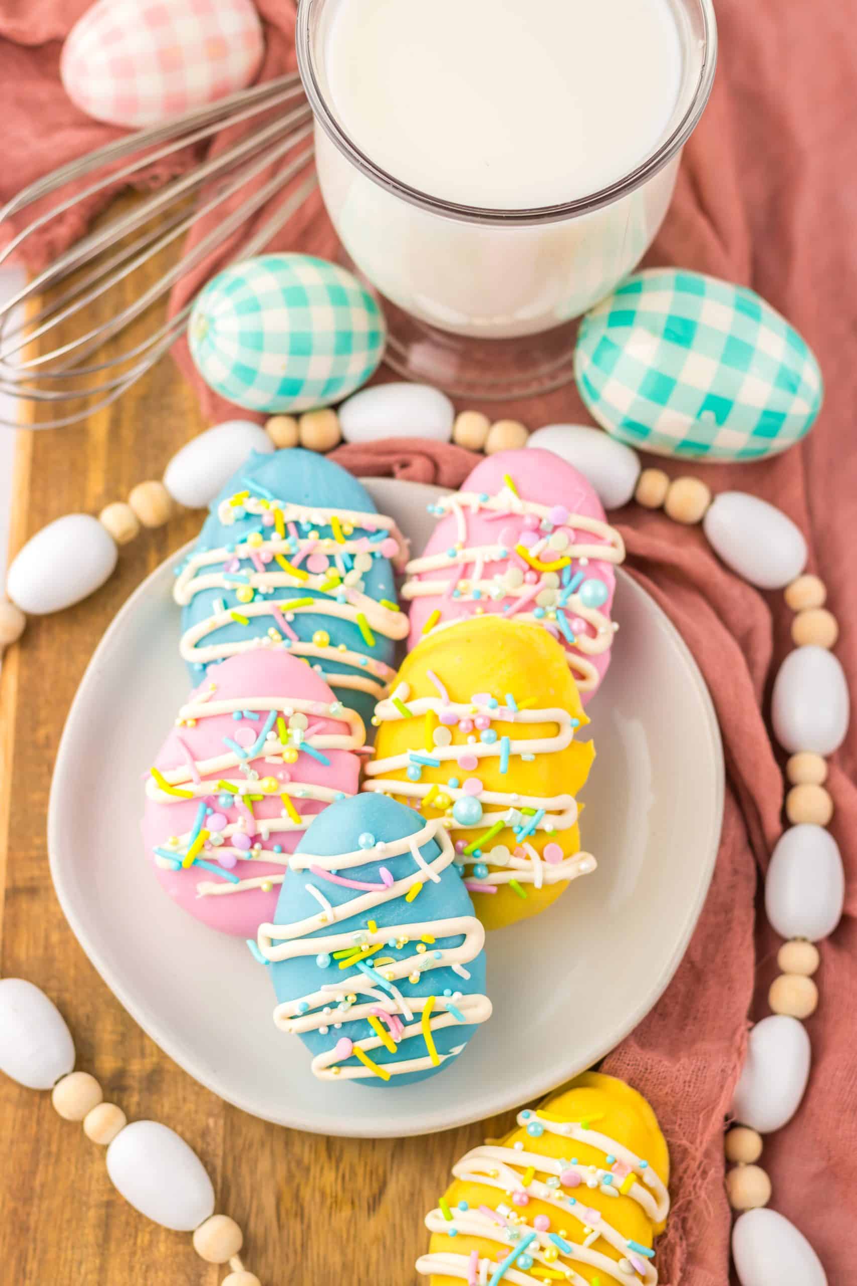 Easter Cookie Dough Truffles