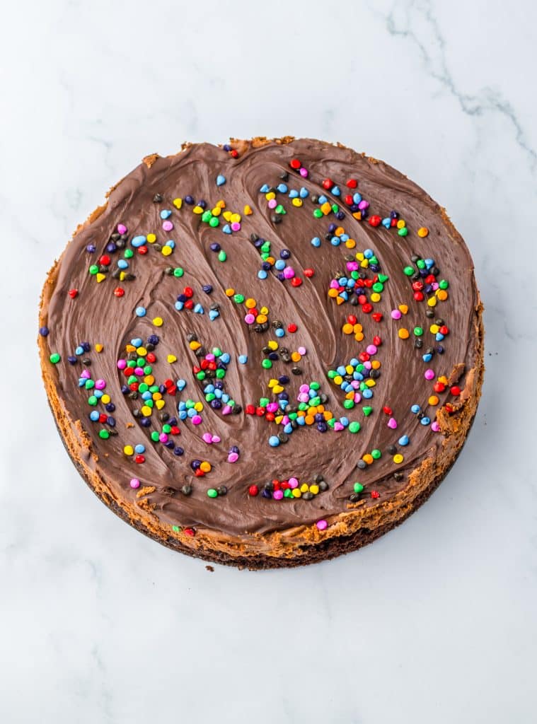Cosmic Brownie Cheesecake completed