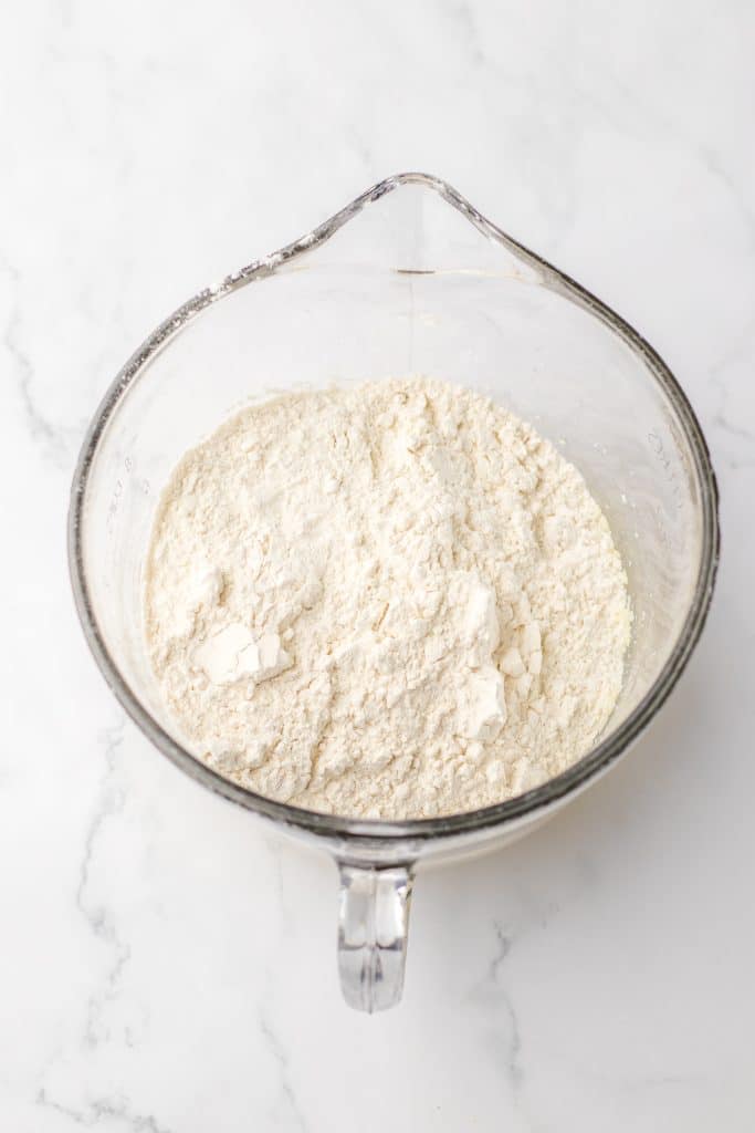 Easter Blossom Cookies ingredients in bowl