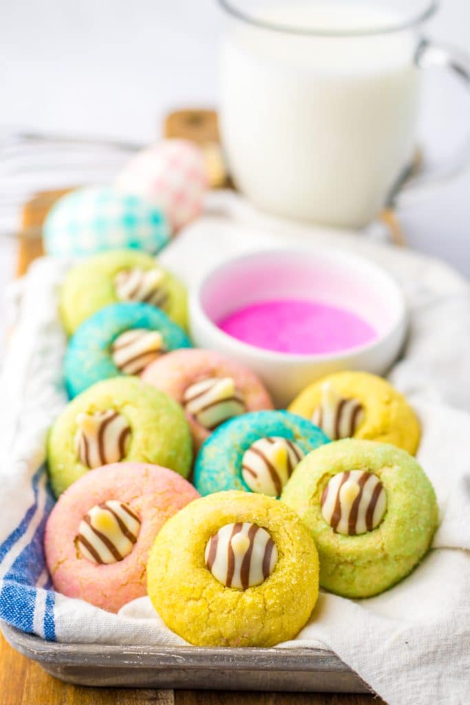 Easter Blossom Cookies plated