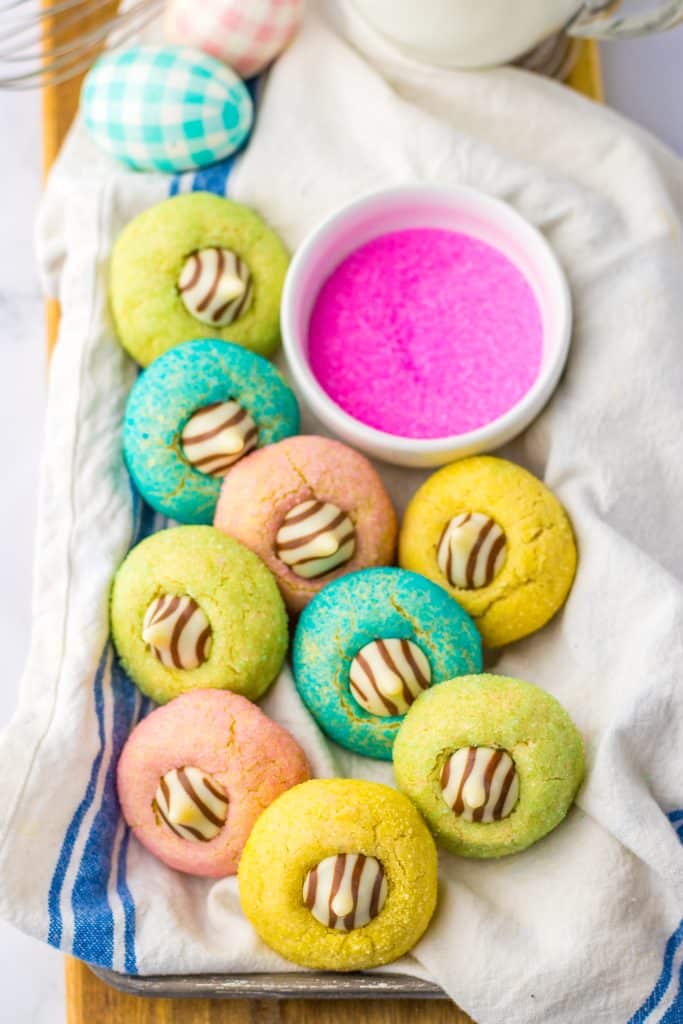 Easter Blossom Cookies plated