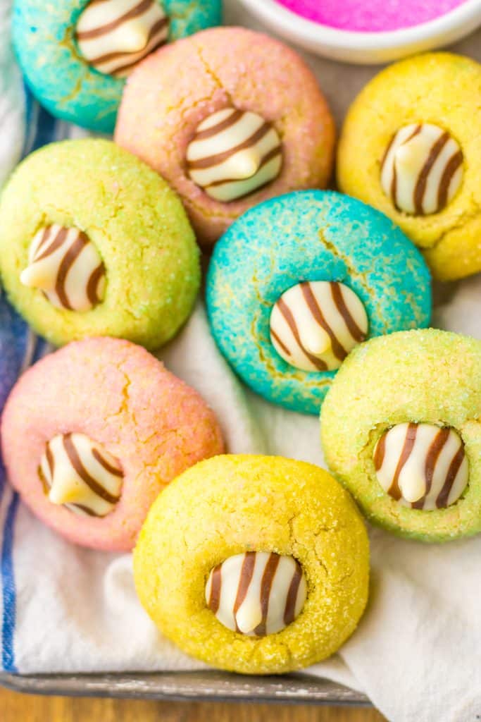 Easter Blossom Cookies plated