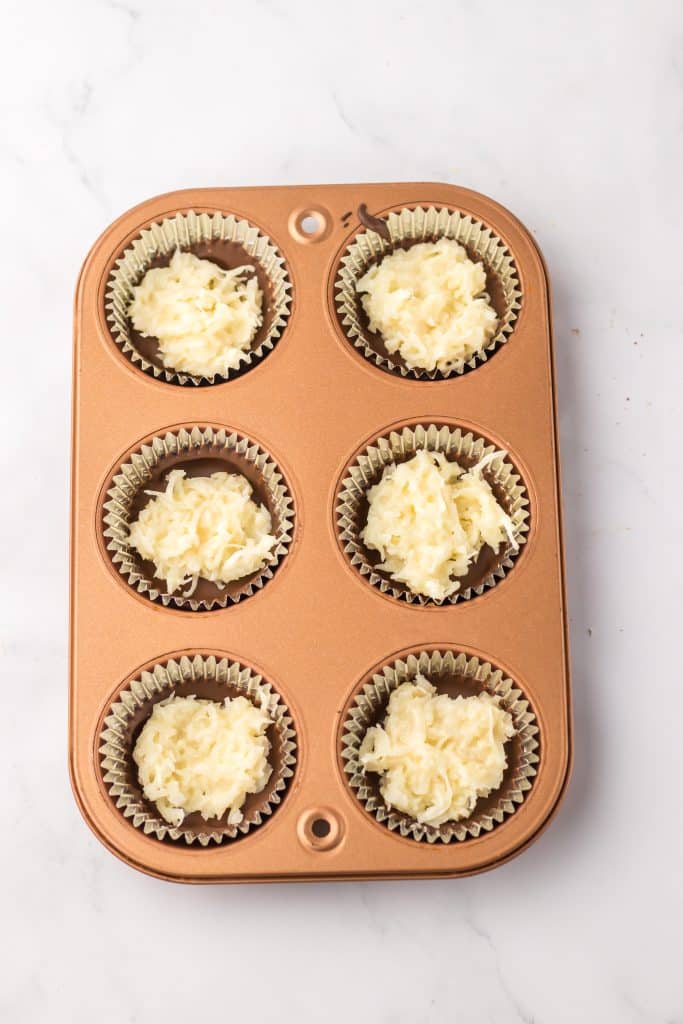 Easter Coconut Cups filled