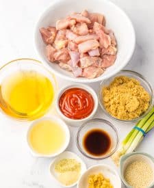 Mall Bourbon Chicken ingredients