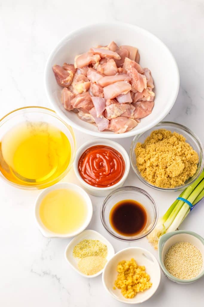 Mall Bourbon Chicken ingredients