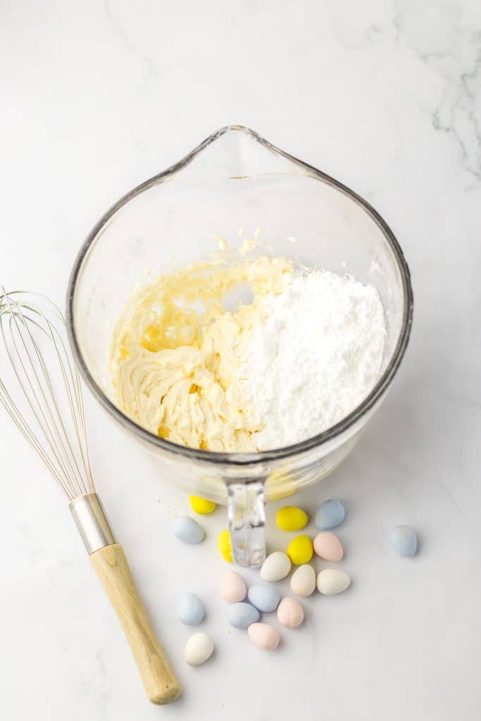 Cadbury Egg Dip ingredients