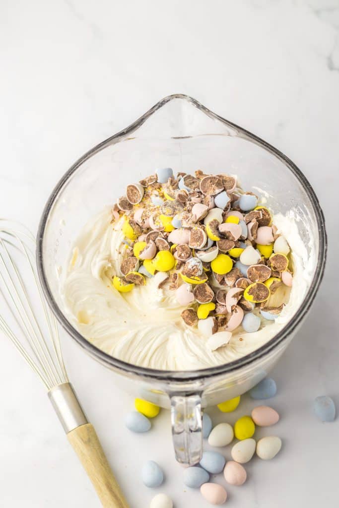 Cadbury Egg Dip ingredients