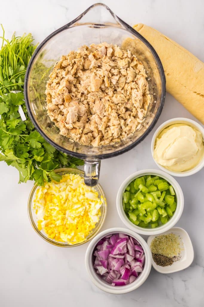 Chicken Salad Stuffed Crescents ingredients