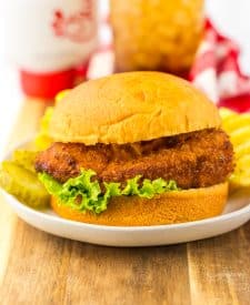 Copycat Chick Fil A Sandwiches plated
