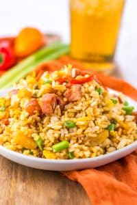 Hawaiian Fried Rice plated