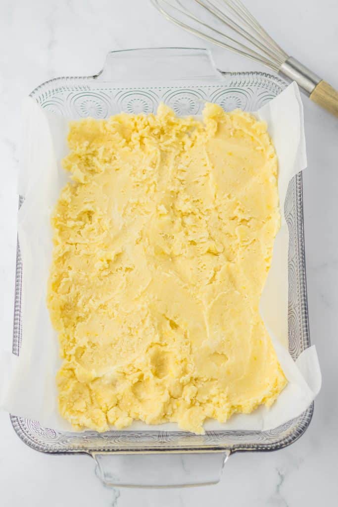 Raspberry Lemon Cheesecake Bars crust