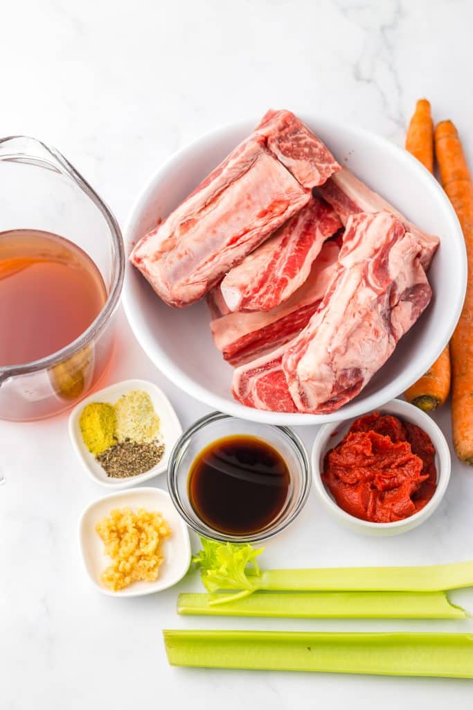 Slow Cooker Short Ribs ingredients