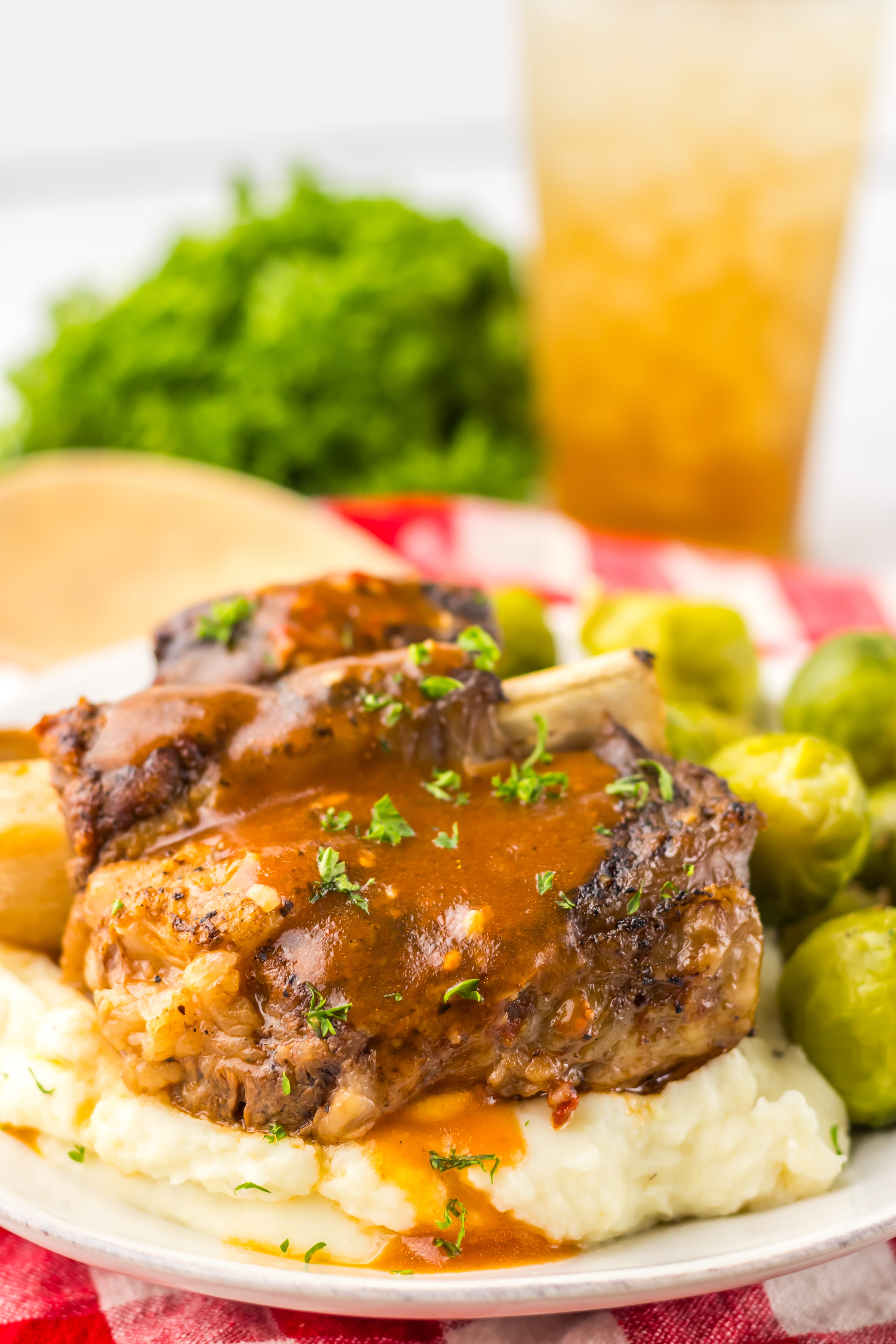 Slow Cooker Short Ribs plated