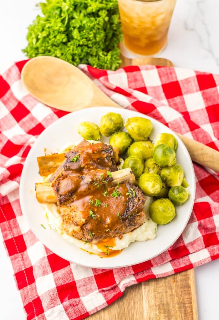 Slow Cooker Short Ribs plated