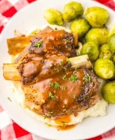 Slow Cooker Short Ribs plated