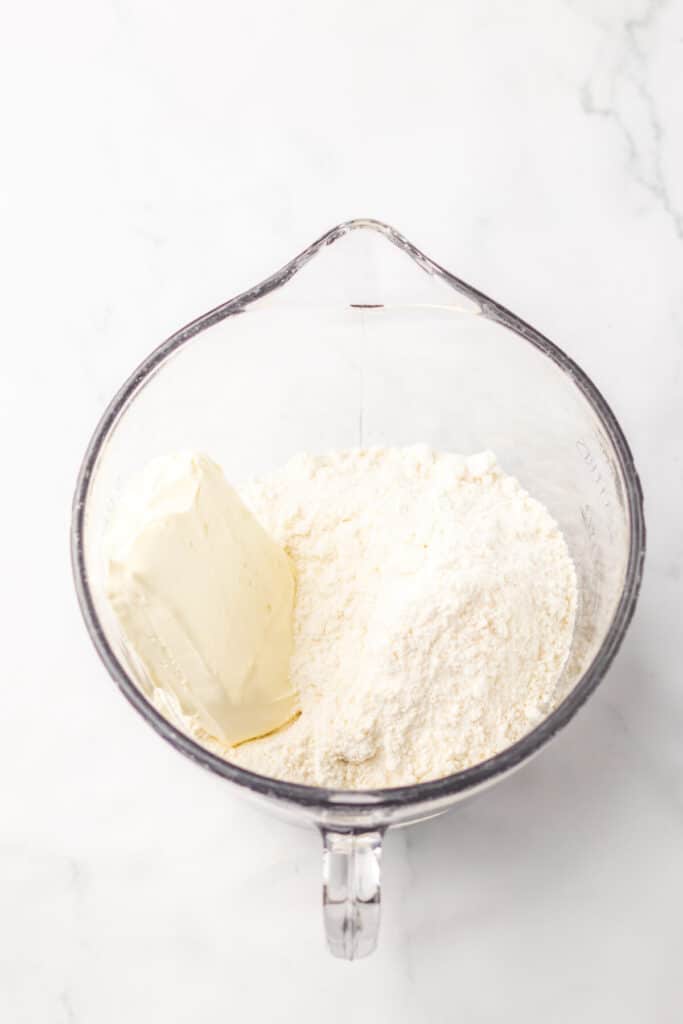 4th of July Cake Batter Dip ingredients