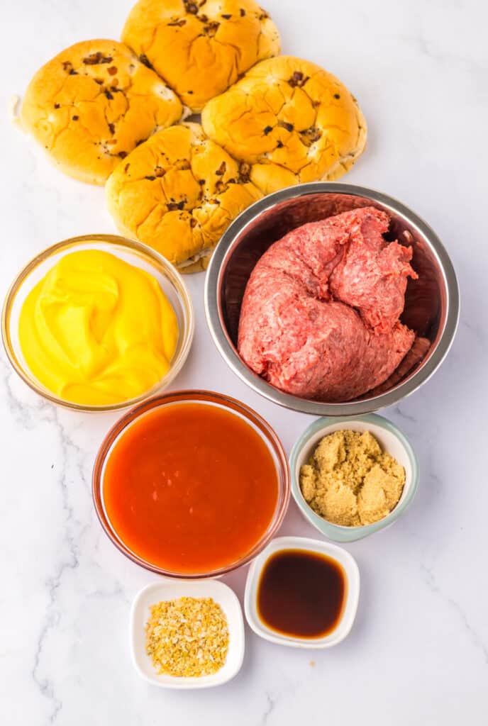 Arbys Beef and Cheddar Sloppy Joes ingredients