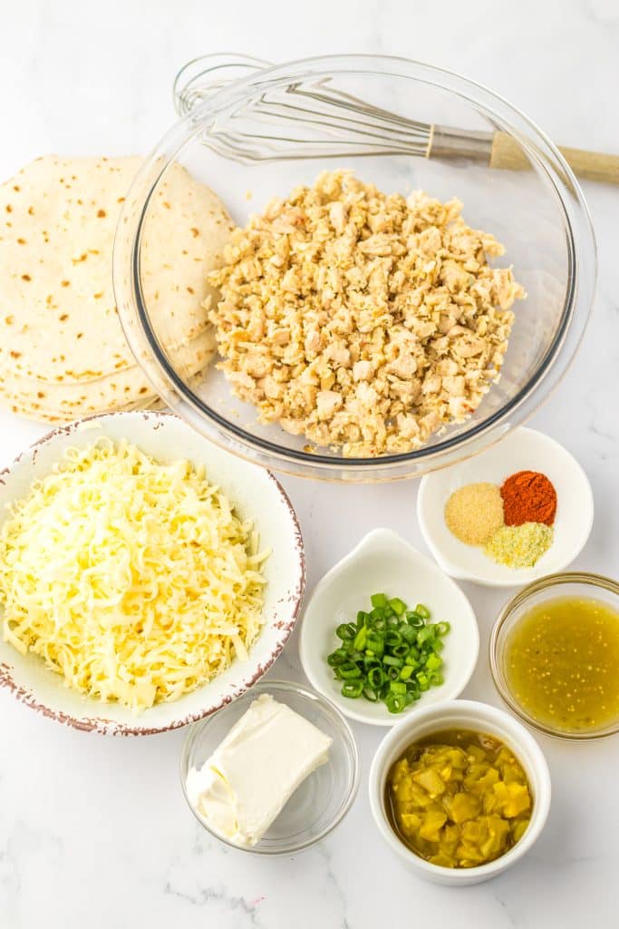 Baked Chicken Taquitos ingredients