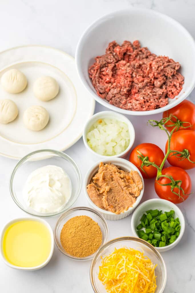 Fry Bread Tacos ingredients