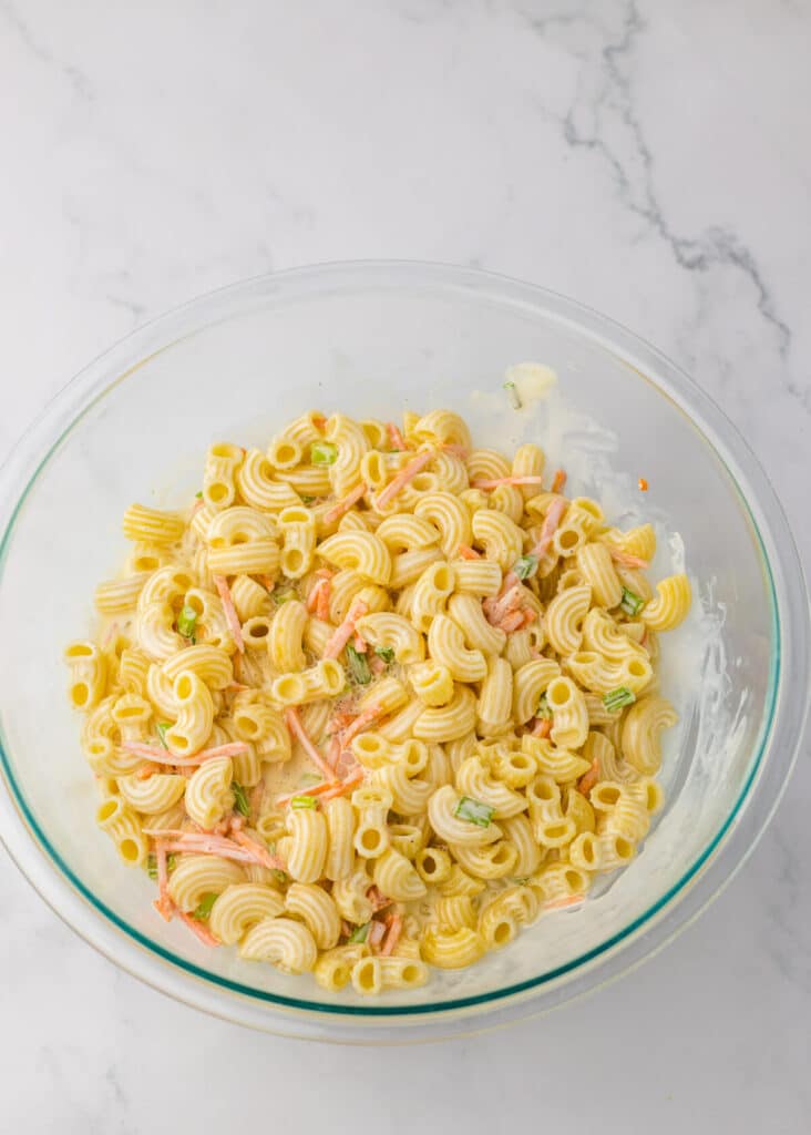 Hawaiian Macaroni Salad finished