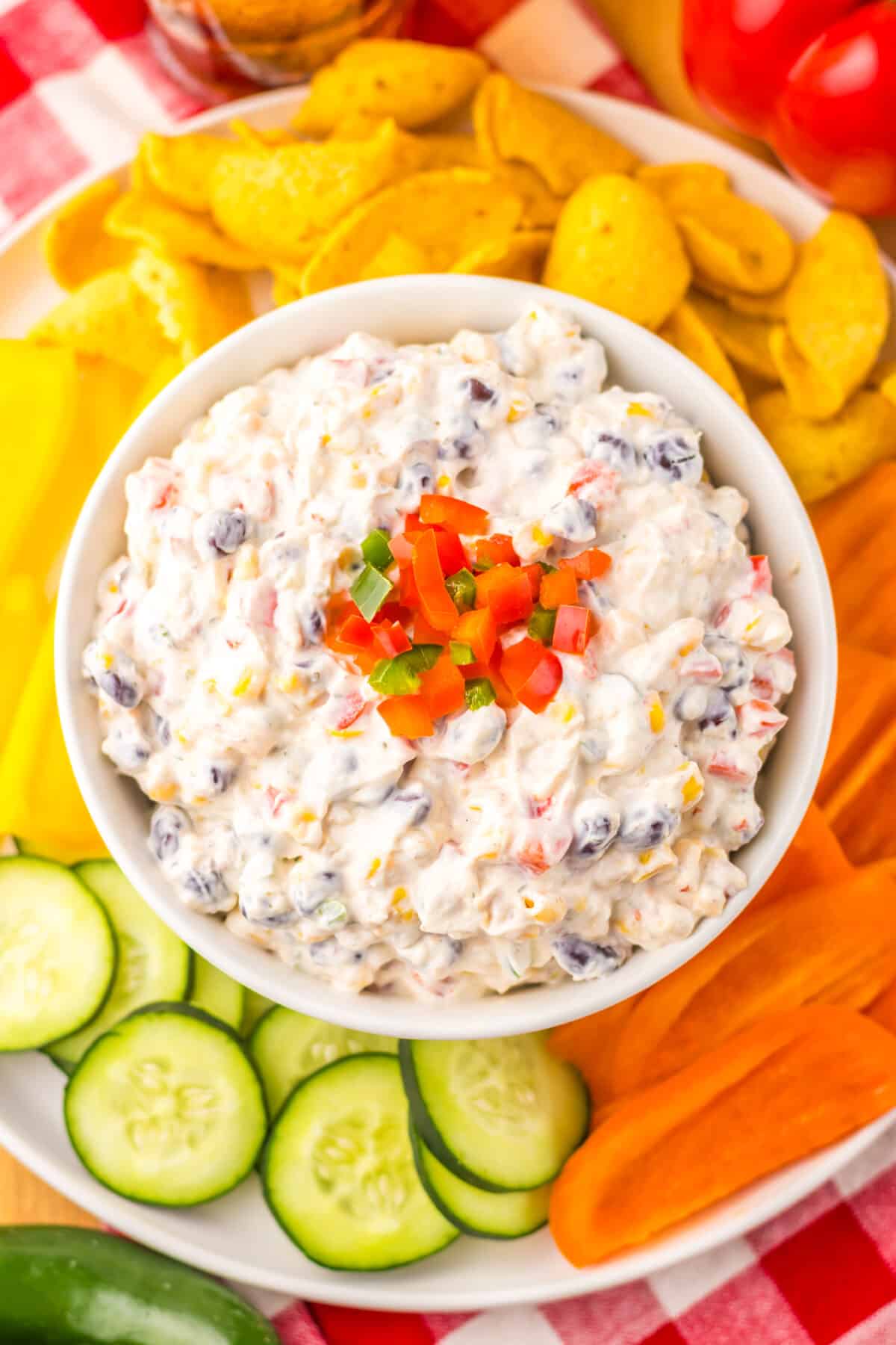 Poolside Dip plated