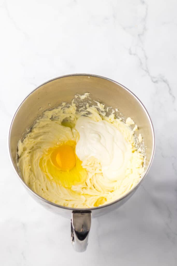 Red White Blue Cheesecake Bars batter