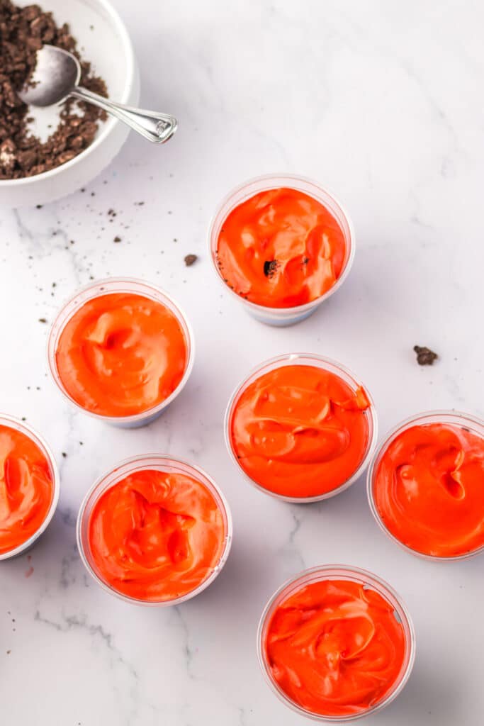 Red White Blue Dirt Cups red layer