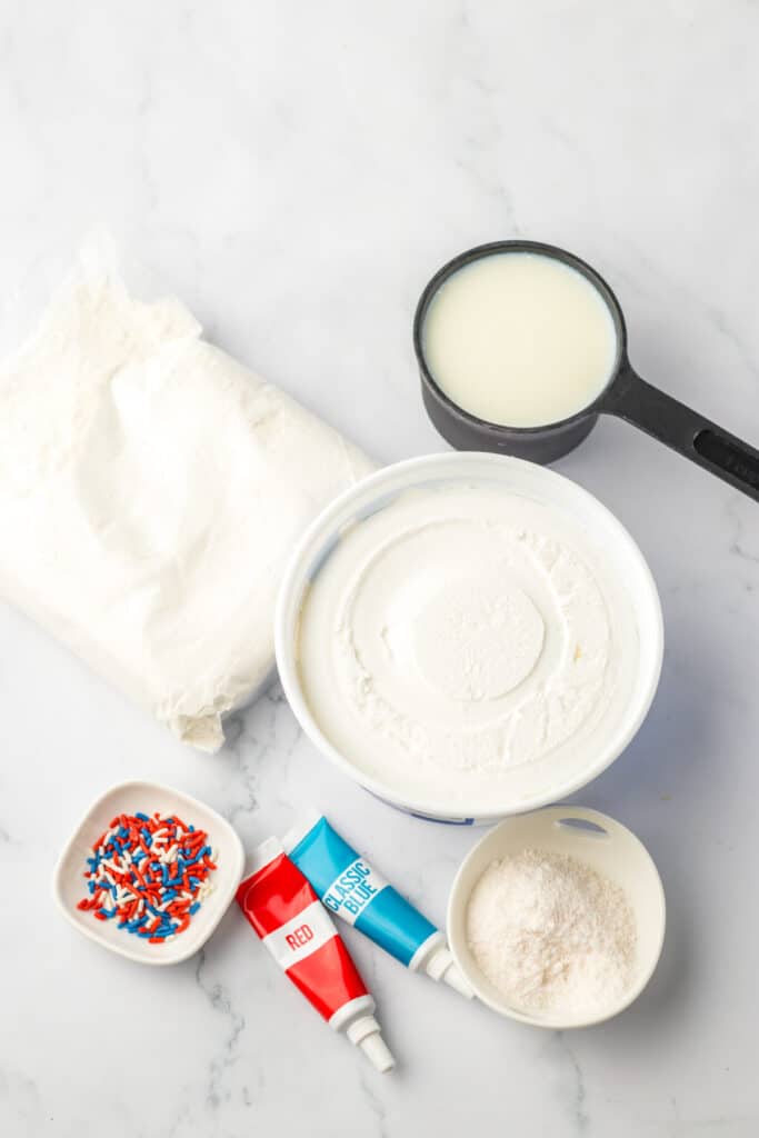 Red White Blue Poke Cake ingredients