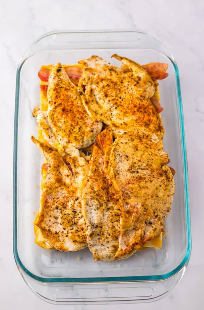 Chicken Bacon Ranch Sliders assembled