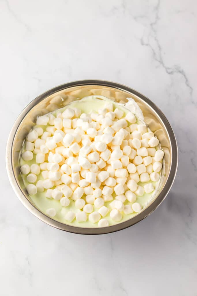 Key Lime Pie Fluff with marshmallow