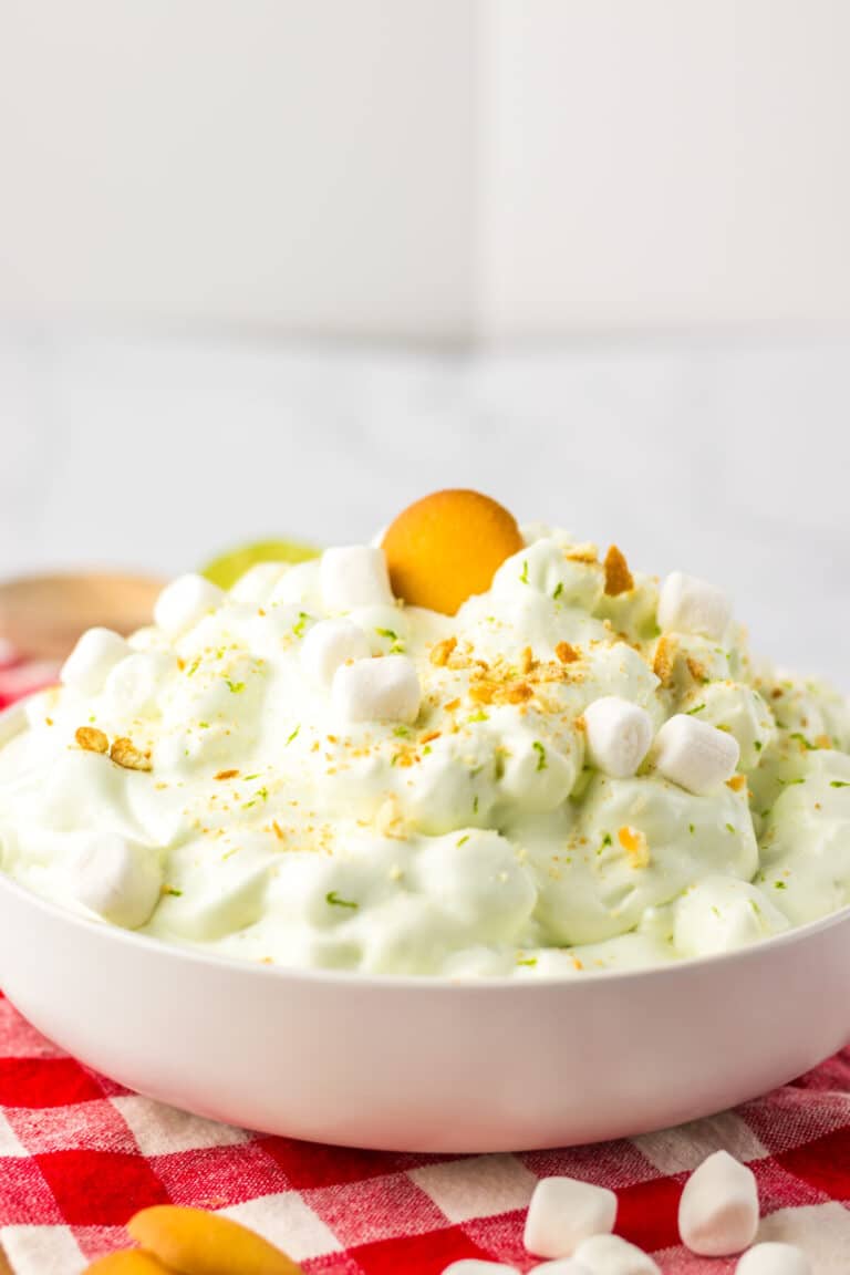 Key Lime Pie Fluff in bowl