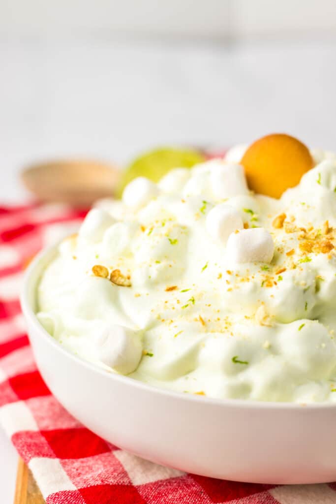 Key Lime Pie Fluff in bowl