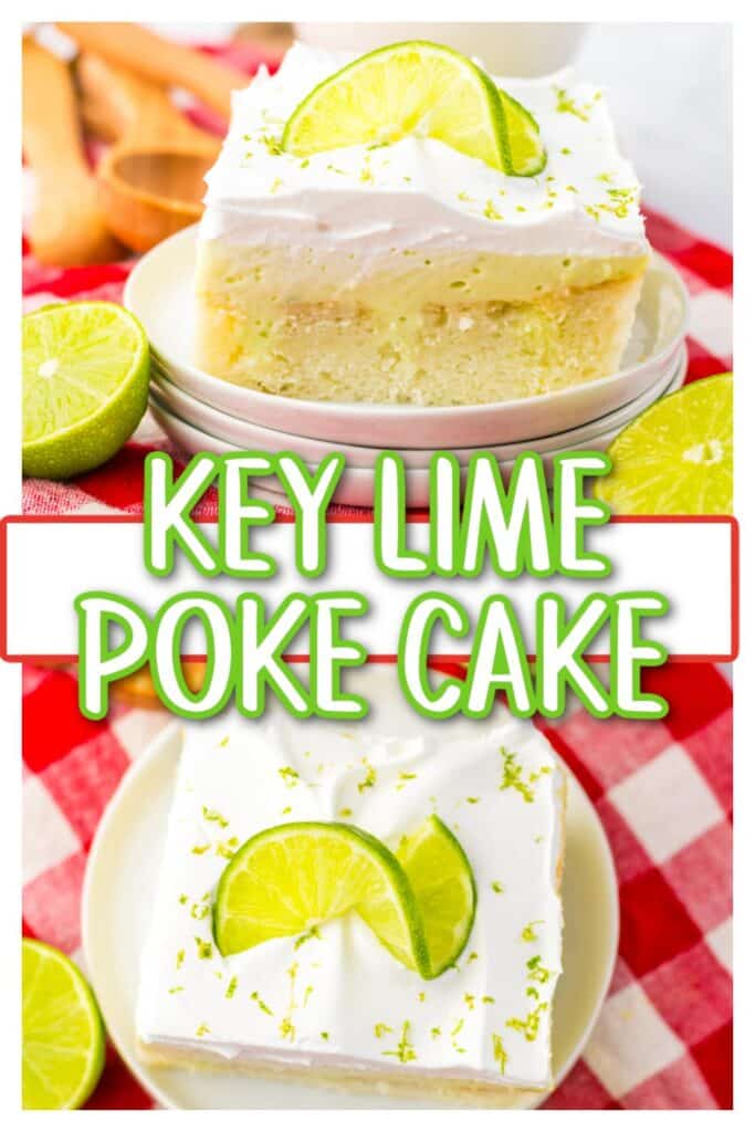 Key Lime Poke Cake pin
