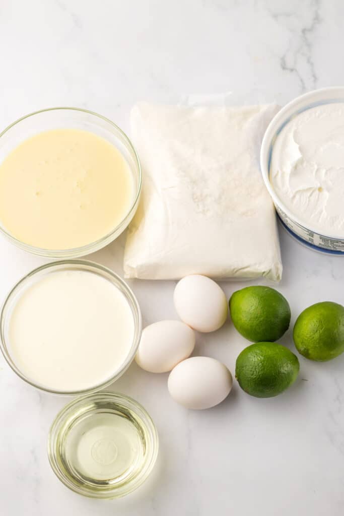 Key Lime Poke Cake ingredients