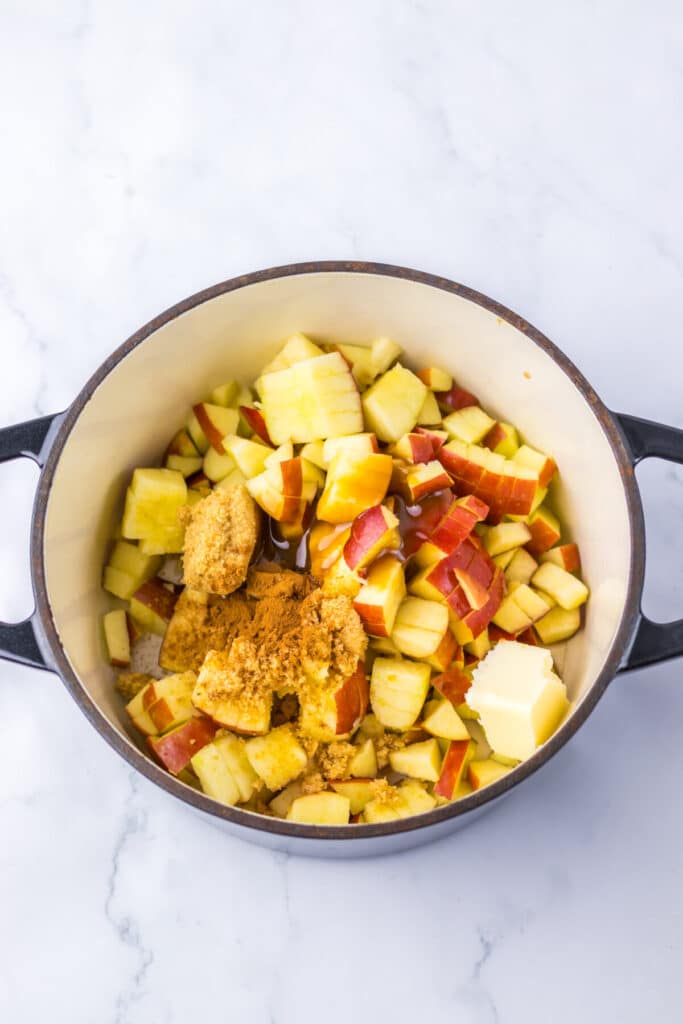 Apple Pie Tacos filling