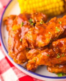 Copycat Chilis Honey Chipotle Crispers plated